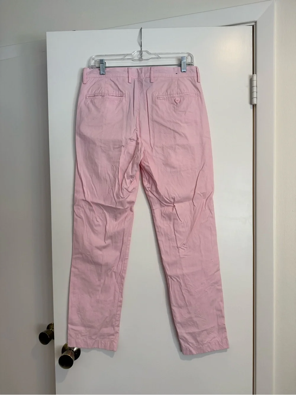 Men's J Crew Sutton Summerweight Pink Chino Pants
